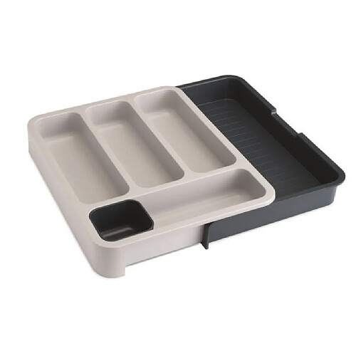 Range couverts tiroir Joseph Joseph DrawerStore extensible compartiments profonds gris