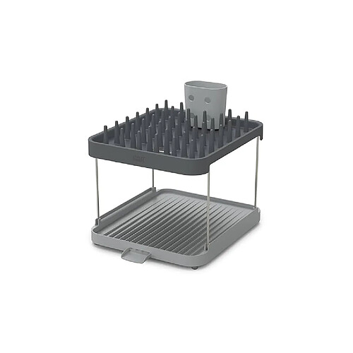 Égouttoir 2 niveaux Joseph Joseph Duo compact pliable avec bec et porte couverts