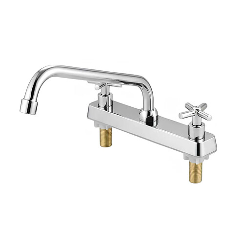 Avizar Robinet à Plaque Entraxe 254mm Argent