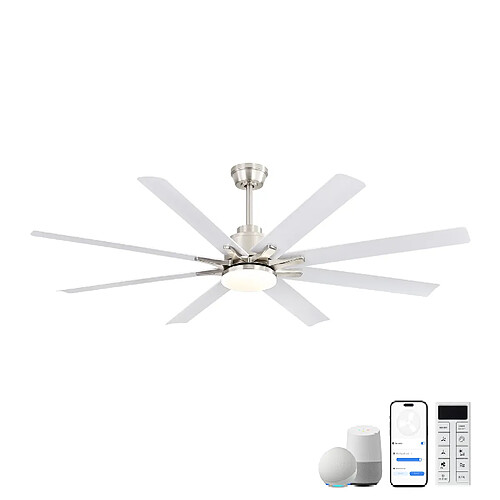 ByteLike Ventilateur de plafond avec éclairage LED