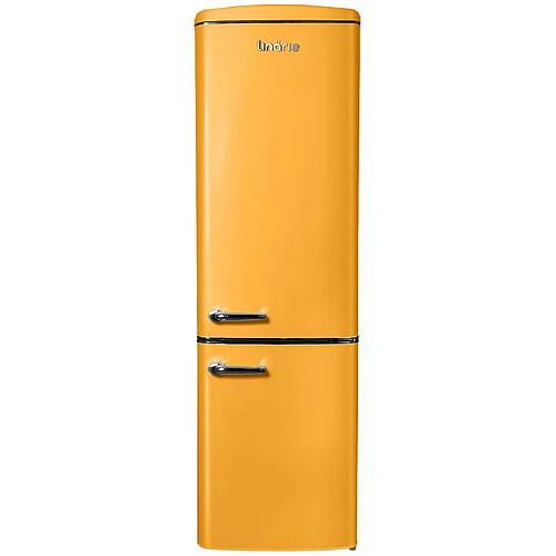 LINARIE Réfrigérateur congélateur Vintage LJCO250ORANGE 244 Litres Orange