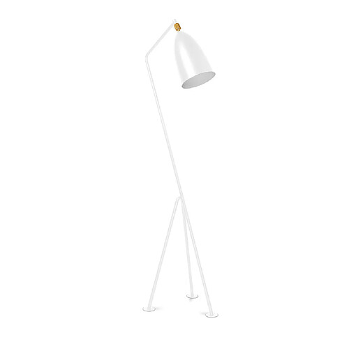 ICONIK INTERIOR Tripod Design Floor Lamp - Lampadaire - Hopper Blanc