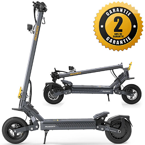 Trottinette Électrique Ausom Gosoul 2 - 10 Pouces - Moteur à Pic 1100W - Autonomie 70km max - Batterie 13Ah - Pente 20%