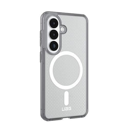 UAG Coque pour Galaxy S26 Antichoc MagSafe Souple Motif à Points Série DOT Transparent