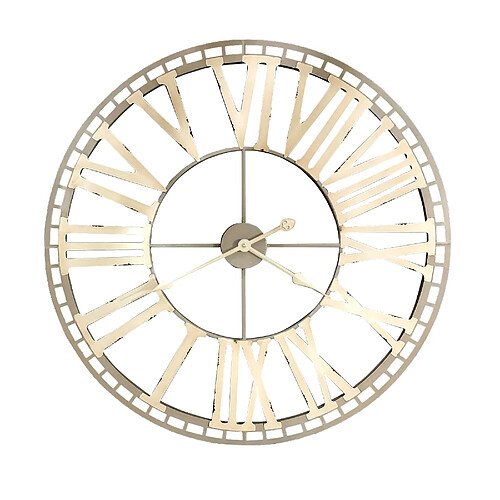 Manufacturer Horloge murale NIMES - métal, chiffres romains dorés, Ø 75 cm