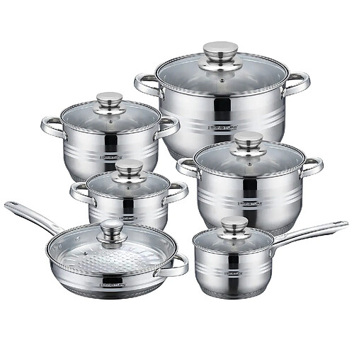 Cocktail Signature Signature Batterie de Cuisine 6 pcs Inox Argent
