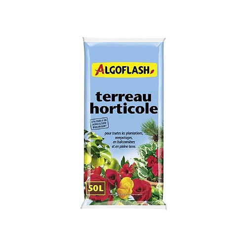 ALGOFLASH Terreau horticole 50 L