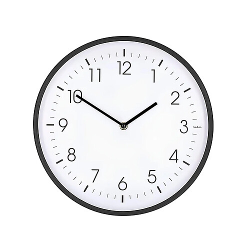 Nedis Horloge murale analogique - Blanc