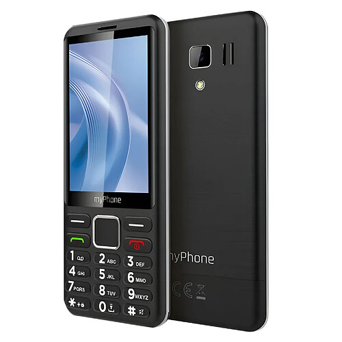 Myphone Téléphone Senior myPhone 3510?LTE avec un Grand Écran et Autonomie 7 Jours Noir