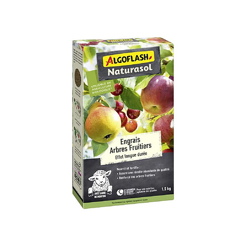 ALGOFLASH NATURASOL Engrais fruitiers - 1,5 kg
