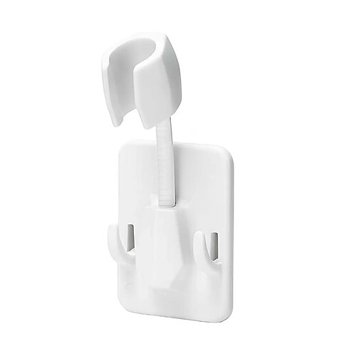 Avizar Support de Douche sans Perçage Fixation Adhésif Orientable 360° Blanc