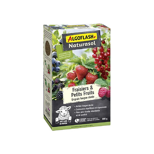 ALGOFLASH NATURASOL Fraisiers et petits fruits - 800 g