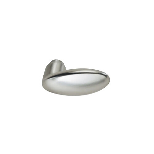 FSB 826 Weise - Poignée bouton ovale gauche - Aluminium naturel