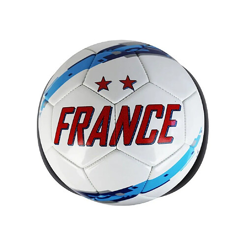 FFF Aurora - Ballon de football taille 5 - Blanc finition brillante