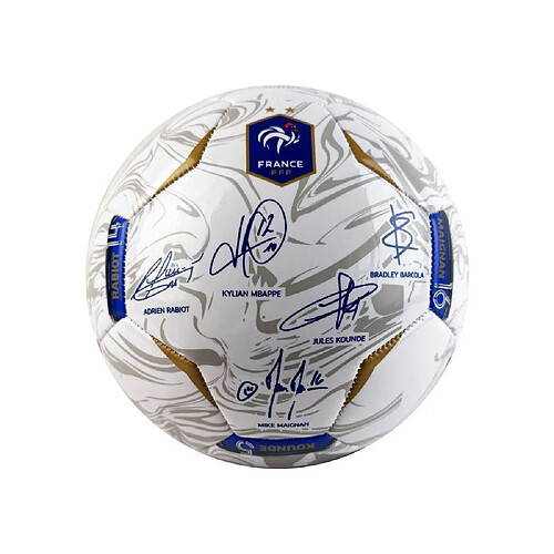 FFF Ballon de football France - Blanc - Taille 5