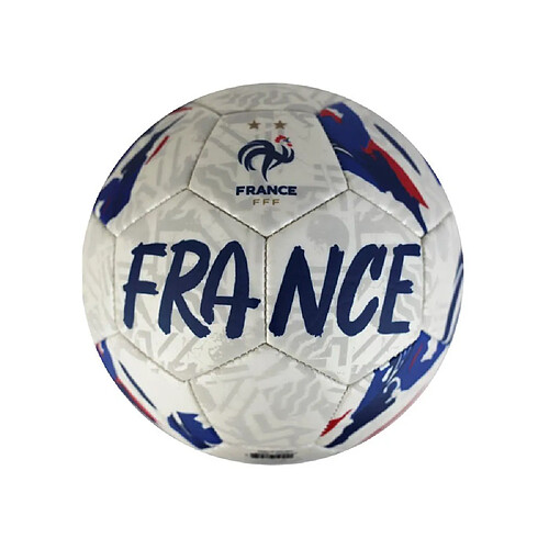 FFF Jersey Pulse Ballon de football - Taille 5 - Bleu et rouge