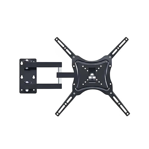 Avizar Support Mural Inclinable pour Téléviseur 14 à 55 Pouces Charge Maximale 15 kg Noir