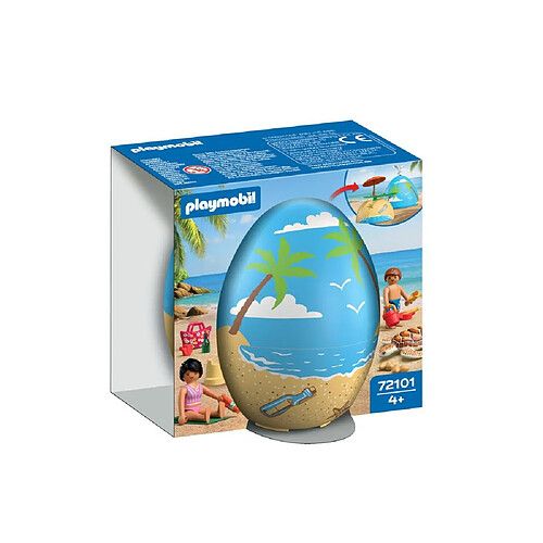 Playmobil® Playmobil 72101 Coffret Oeuf Vacances à la plage - 26 pièces