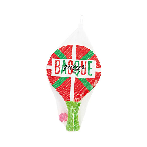 WDK Set de raquettes Basque avec balle - Noir