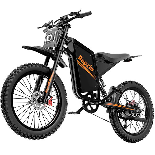Ridstar Vélo Électrique Tout Terrain 6000W 60V 35Ah, Autonomie 130km,80km/h Freins Hydrauliques