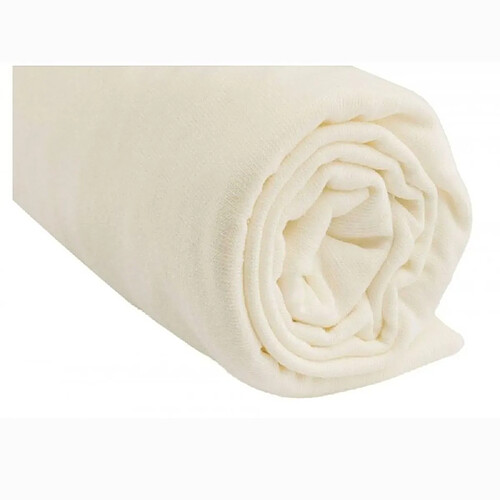 EASY DORT - Drap housse bébé 60x120 cm - 100% Coton - Écru