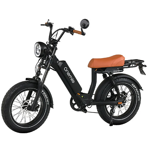 Vélo Électrique onemile M40 52V 1000W, 19.2A, 80km, 45km/h Shimano 7V, Freins Hydrauliques