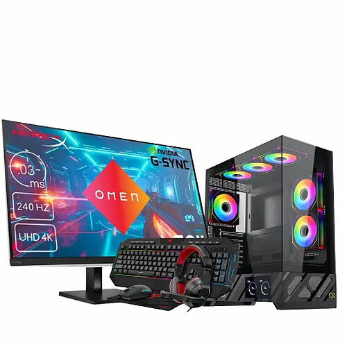 Gosu PC Gamer Completo DAIMYO A78X3D RX97XT - Ryzen 7 7800X3D - RX 9070 XT - 32" QHD