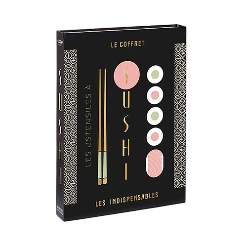 Paris Prix Coffret Sushi 4 Pièces Livre 27cm Noir