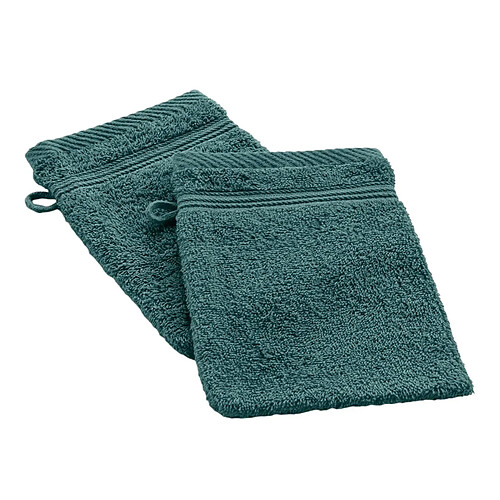 Douceur D'Interieur Lot de 2 Gants de Toilette Tendresse 15x21cm Orage
