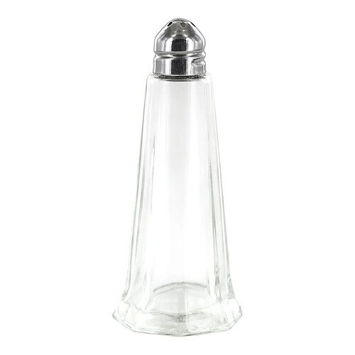 The Home Deco Factory Salière Poivrière en Verre Essentiel 10cm Transparent