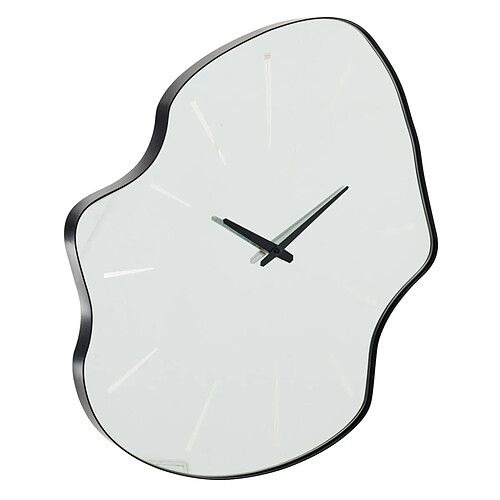 Paris prix Horloge murale en verre - Noir