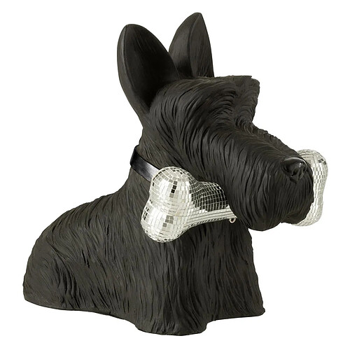 Paris Prix Statuette Terrier Écossais Disco 39cm Noir