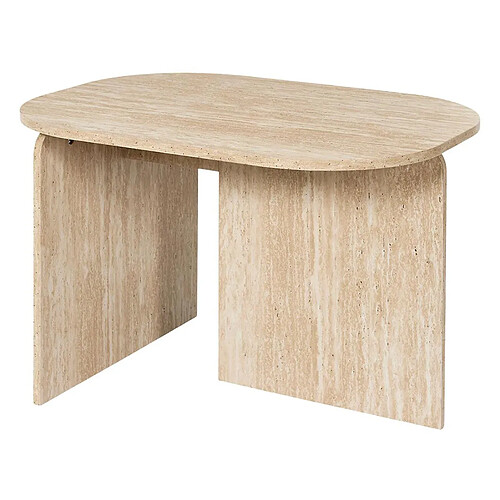 The Home Deco Factory Table Basse Design Pietra 72cm Beige