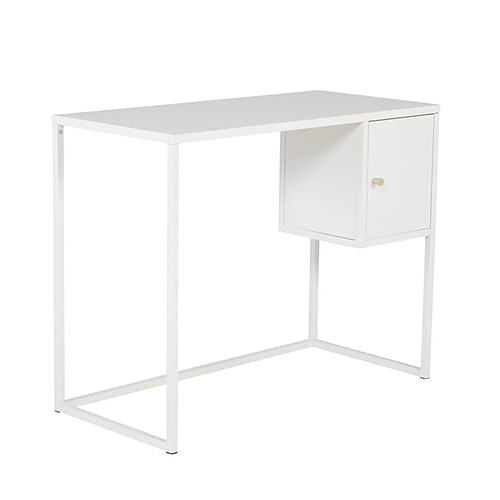 Paris Prix Bureau Design Avec Porte Bakal 95cm Blanc