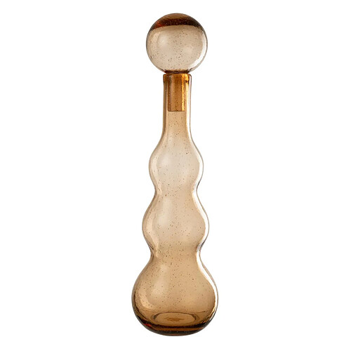 Paris Prix Carafe Design en Verre Carol 52cm Caramel