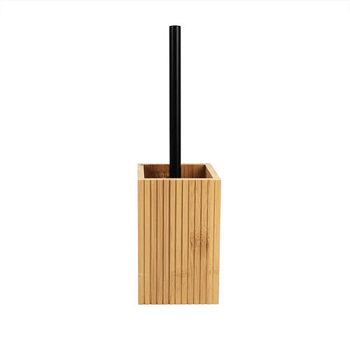 Douceur d'interieur Brosse WC en bambou Hanoi - 34,5 cm - Beige