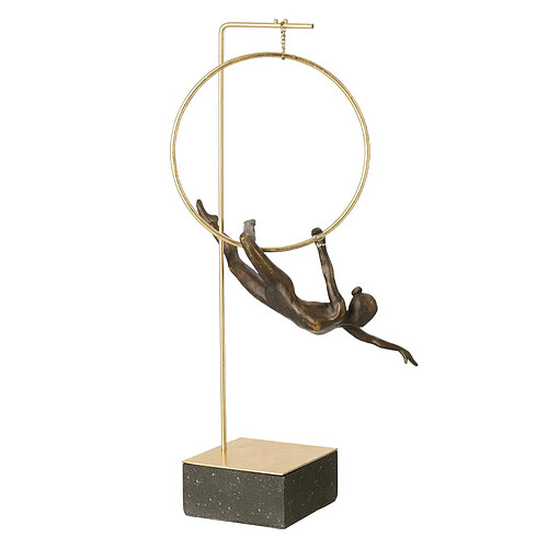 Paris Prix Gymnaste Cerceau sur Socle Gamma 55cm Doré & Noir