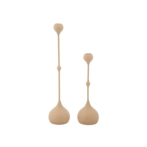 Paris Prix Lot de 2 Chandeliers Slimmy 37cm Rose