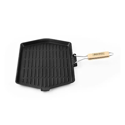 Grill Rectangulaire En Fonte émaillée 35 X 28 Cm Grill3528a Tfi Kitchencook