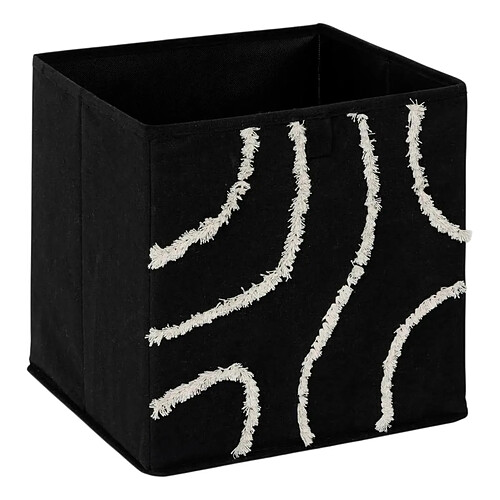 Five Simply Smart Boîte de Rangement Pliable Bali 31x31cm Noir