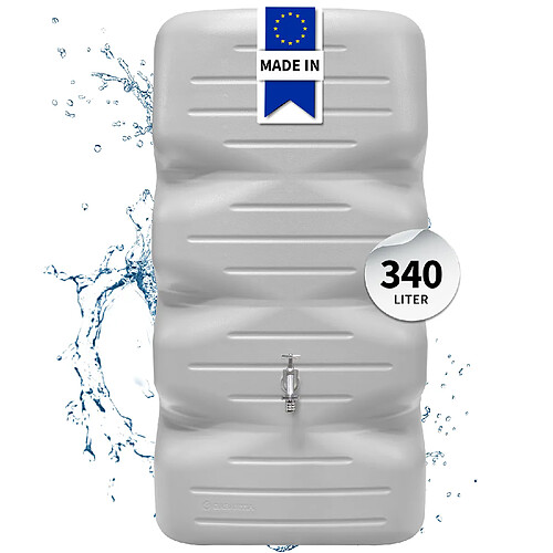 Garantia CUBUS réservoir de jardin 340 L, gris béton