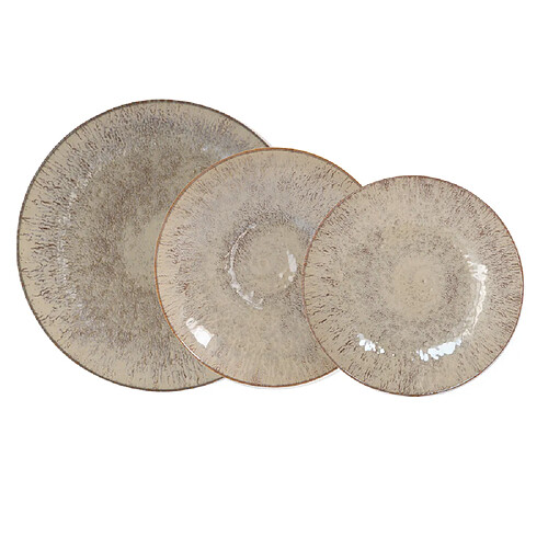 Table passion service d'assiettes - Beige