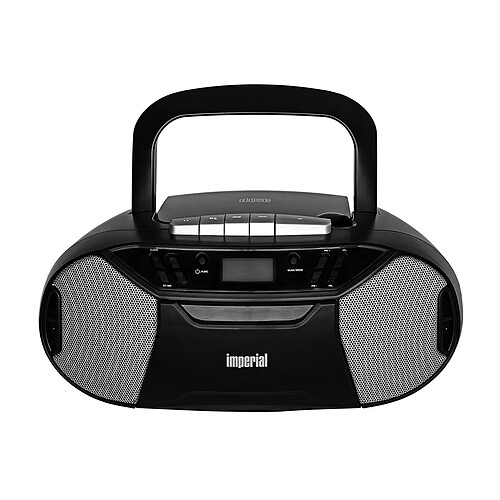 Imperial Radio DAB+ / FM PBB1 avec Lecteur CD et Cassettes Boombox Portable Noir