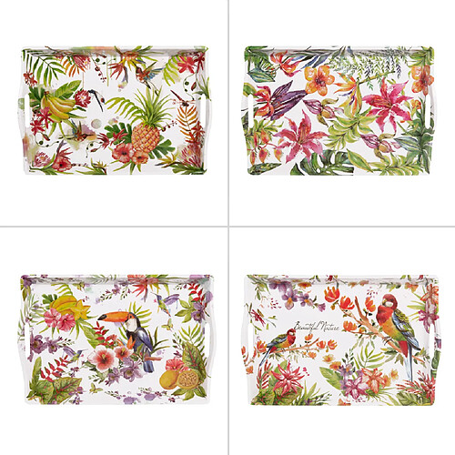 Trend up Plateau de service rectangulaire - Multicolore