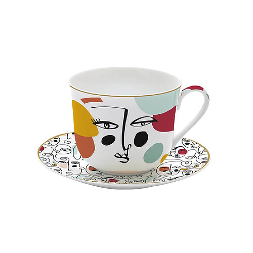 Easylife Easy_life Gobelets boisson chaude Picasso - Multicolore