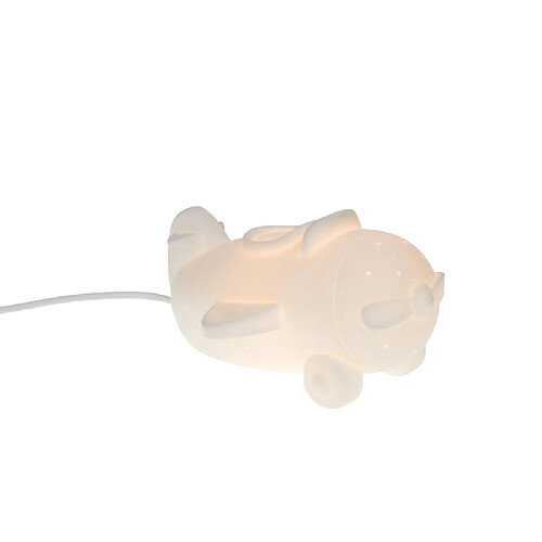 Amadeus Veilleuse porcelaine - Blanc