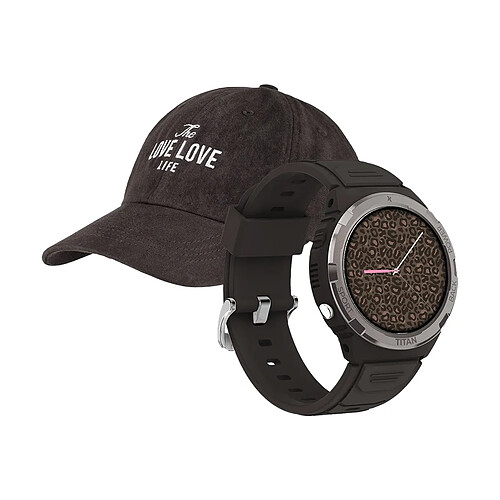 Maxcom Montre FW100 avec Casquette Léopard marron