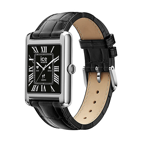 Ice Watch Montre Connectée Rectangulaire Noir / Argent