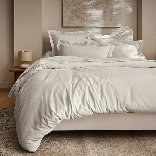 Taie d'oreiller "Prestige" 100% Satin de coton Peigné 120 fils /cm² Coton Pur