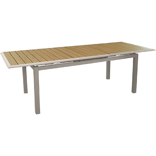 Proloisirs table de jardin rectangulaire